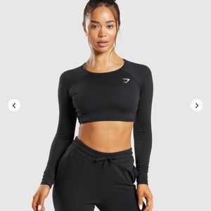 gymshark cropped long sleeve